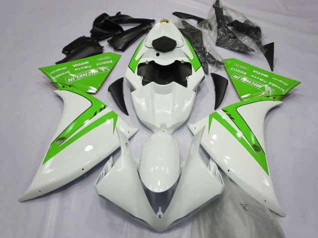 Carene Moto Yamaha R1 2012-2014 - Bianco Verde