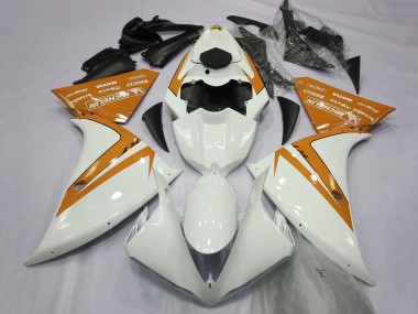 Carene Moto Yamaha R1 2012-2014 - Bianco Arancia
