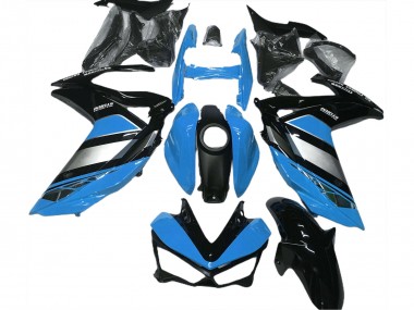 Carene Moto Yamaha R3 2015-2018 - Blu Argento Nero Lucido Yamalube