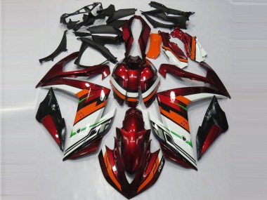 Carene Moto Yamaha R3 2015-2018 - Bianco Rosso Arancia Verde Nero