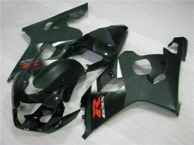 Carena Moto Suzuki GSXR 600/750 2004-2005 - Nero Lucido Nero Opaco Rosso Decal