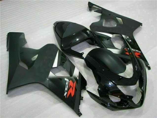 Carena Moto Suzuki GSXR 600/750 2004-2005 - Nero Lucido Nero Opaco Rosso Decal