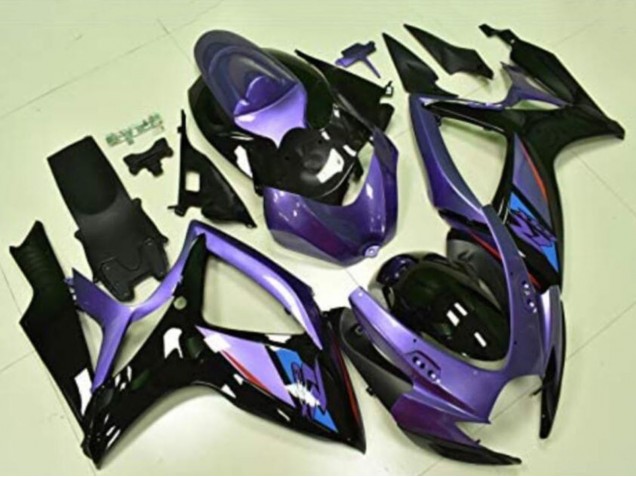 Carena Moto Suzuki GSXR 600/750 2006-2007 - Viola Nero Lucido Blu
