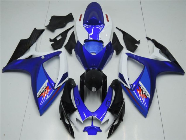 Carena Moto Suzuki GSXR 600/750 2006-2007 - Bianco Blu Nero Rosso
