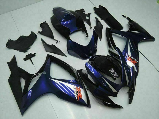 Carena Moto Suzuki GSXR 600/750 2006-2007 - Nero Lucido Blu