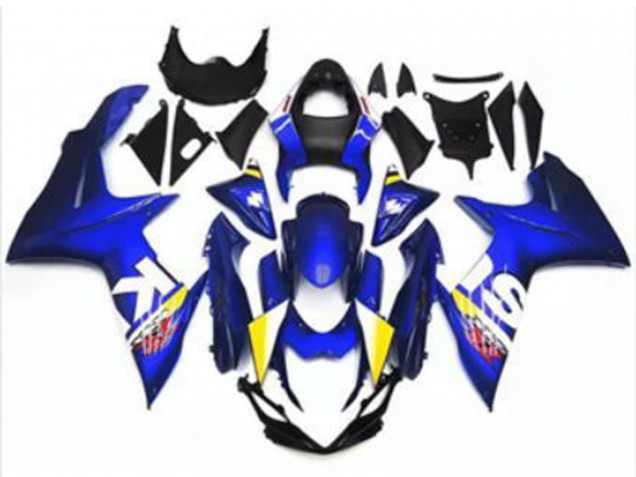 Carena Moto Suzuki GSXR 600/750 2011-2024 - Blu Bianco