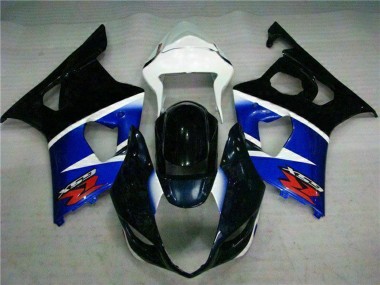 Carena Moto ABS Suzuki GSXR 1000 2003-2004 - Bianco Blu Nero Lucido Rosso