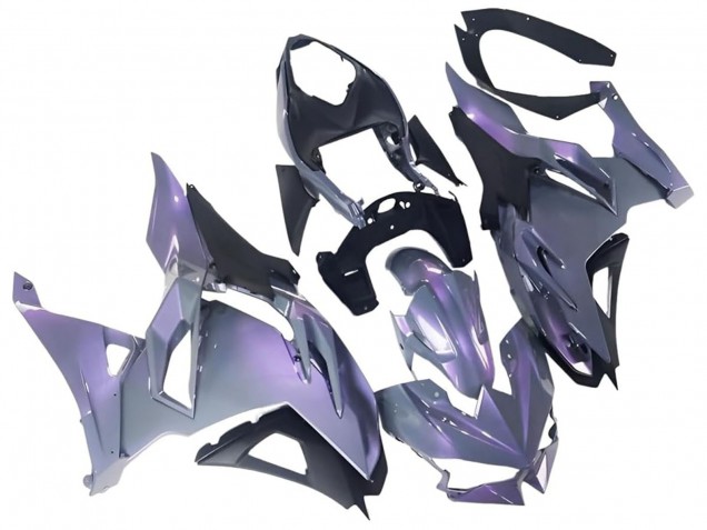 Carena Moto Kawasaki Ninja 500 EX500R 2024-2025 - Camaleonte Grigio Dazz Viola Perla
