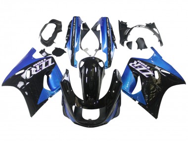 Carena Moto Kawasaki ZZR1100 1990-1992 - Blu Nero Lucido