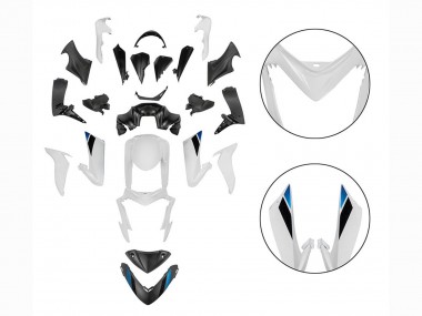 Carena Moto Suzuki GSX-S 1000 2015-2020 - Nero Bianco