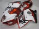Carena Moto Suzuki GSXR 1300 Hayabusa 1996-2007 - Bianco Arancia Nero