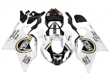 Carena Moto Aprilia RSV1000 2003-2006 - Bianco Nero Lucky Strike Motul Michelin