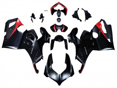 Carena Moto Ducati Panigale V4 V4S 2020-2021 - Nero Lucido Rosso