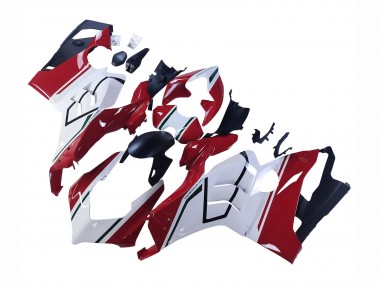 Carena Moto Ducati Panigale V4 V4S 2020-2021 - Bianco Rosso Verde Nero Opaco