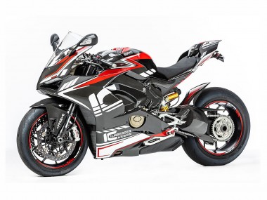 Carena Moto Ducati Panigale V4 V4S 2018-2019 - Rosso Nero Grigio Aruba 45