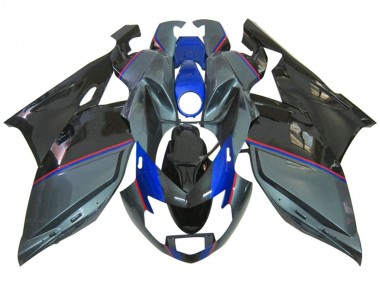 Carena Moto BMW K1200S 2005-2010 - Nero Lucido Grigio Blu Rosso