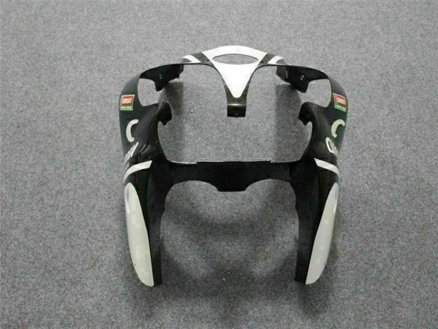 Carena Moto Kawasaki ZX6R 2000-2002 - Bianco Rosso Giallo Verde Nero Lucido Stella EuroBet