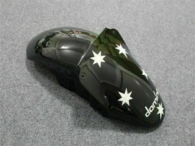 Carena Moto Kawasaki ZX6R 2000-2002 - Bianco Rosso Giallo Verde Nero Lucido Stella EuroBet