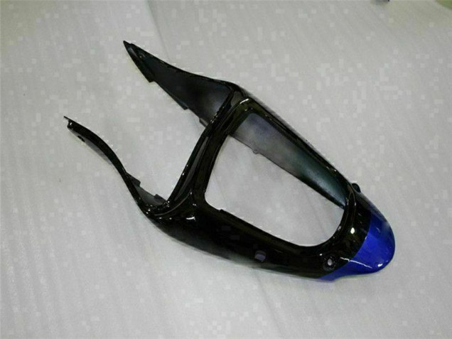 Carena Moto Kawasaki ZX6R 2000-2002 - Blu Nero Lucido Elf Bridgestone