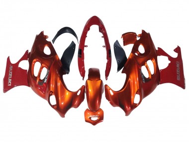 Carena Moto Suzuki GSX600F/GSX750F 2004-2006 - Burnt Arancia Bianco Logo