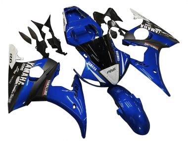 Carena Moto Yamaha YZF R6S 2006-2009 - Blu Bianco Nero Lucido Yamalube