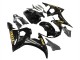 Carena Moto Yamaha YZF R6S 2006-2009 - Nero Lucido Oro Decals