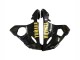 Carena Moto Yamaha YZF R6S 2006-2009 - Nero Lucido Oro Decals