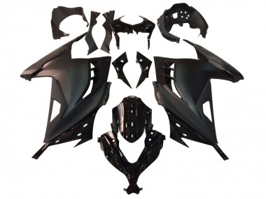 Carena Moto Kawasaki EX300 2013-2024 - Nero Lucido Nero Opaco