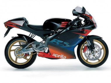 Carena Moto Aprilia RS125 2000-2005 - Nero Rosso Argento