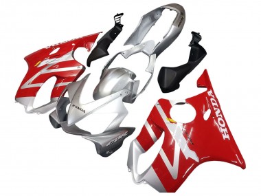 Carena Moto Honda CBR600 F4i 2004-2007 - Argento Rosso