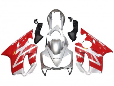 Carena Moto Honda CBR600 F4i 2004-2007 - Argento Rosso