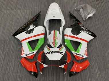 Carena Moto Honda CBR900RR 954 2002-2003 - Bianco Rosso Verde Nero Lucido