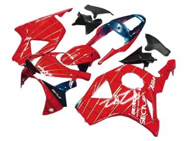 Carena Moto Honda CBR900RR 954 2002-2003 - Rosso Blu Scuro Dunlop