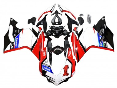Carena Moto Ducati 959/1299 2015-2020 - Bianco Rosso Nero Lucido Unibat Flex-Box