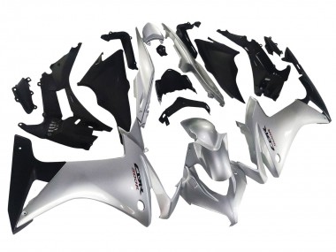 Carena Moto Honda CBR500R 2013-2015 - Argento Nero Lucido