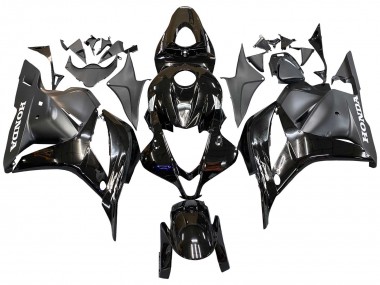 Carena Moto Honda CBR600RR 2009-2012 - Nero Lucido Nero Opaco