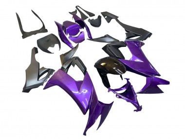 Carena Moto Kawasaki ZX10R 2008-2010 - Viola Nero