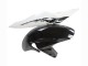 Carena Moto Suzuki GSXR 600 / GSXR 750 2004-2005 - Bianco Nero