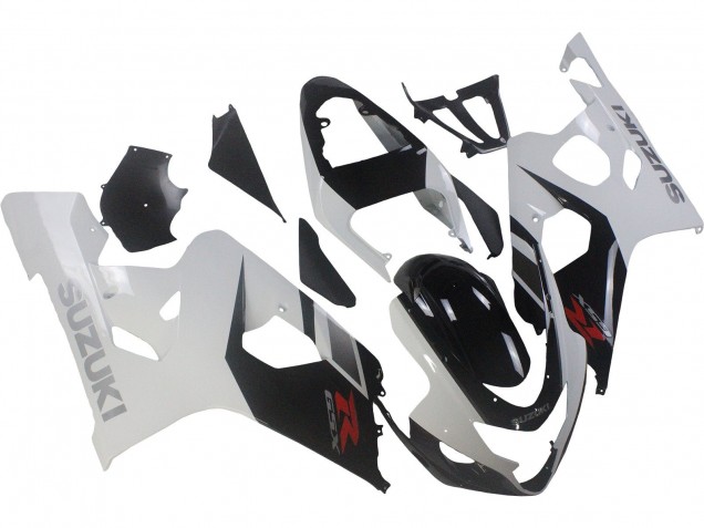Carena Moto Suzuki GSXR 600 / GSXR 750 2004-2005 - Bianco Nero Rosso