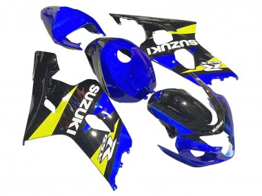 Carena Moto Suzuki GSXR 600 / GSXR 750 2004-2005 - Blu Giallo Nero