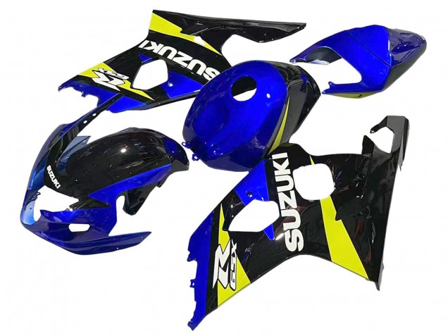 Carena Moto Suzuki GSXR 600 / GSXR 750 2004-2005 - Blu Giallo Nero