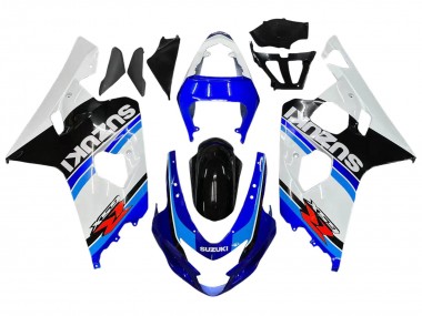 Carena Moto Suzuki GSXR 600 / GSXR 750 2004-2005 - Bianco Blu Nero Rosso