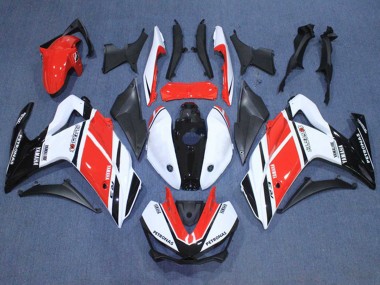 Carena Moto Yamaha YZF R3/R25 2015-2018 - Bianco Rosso Nero Petronas Yamalube