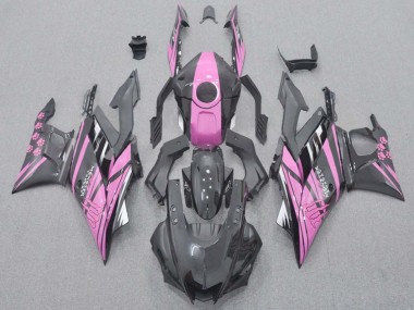 Carena Moto Yamaha YZF R3/R25 2015-2018 - Rosa Nero Lucido