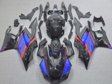 Carena Moto Yamaha YZF R3/R25 2015-2018 - Blu Rosso Nero Lucido