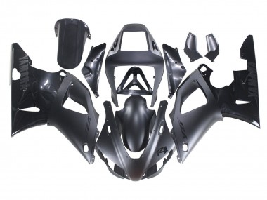 Carena Moto Yamaha YZF 1000 R1 1998-1999 - Nero Opaco Nero Lucido
