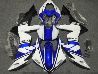 Carena Moto Yamaha YZF 1000 R1 2002-2003 - Bianco Blu Nero Opaco Yamalube
