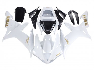 Carena Moto Yamaha YZF 1000 R1 2002-2003 - Bianco Oro Decals