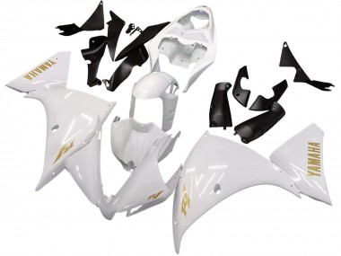 Carena Moto Yamaha YZF 1000 R1 2012-2014 - Bianco Oro Decals