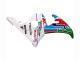 Carena Moto Yamaha YZF R6S 2006-2009 - Bianco Blu Verde Rosso Kastinee Dunlop Motul